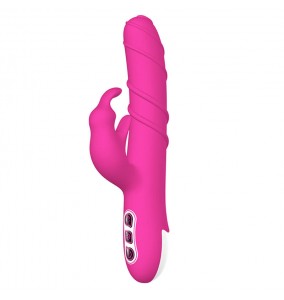 Khalifa - Y.love Rotation G-spot Vibrator Wand (Chargeable - Red Rose)